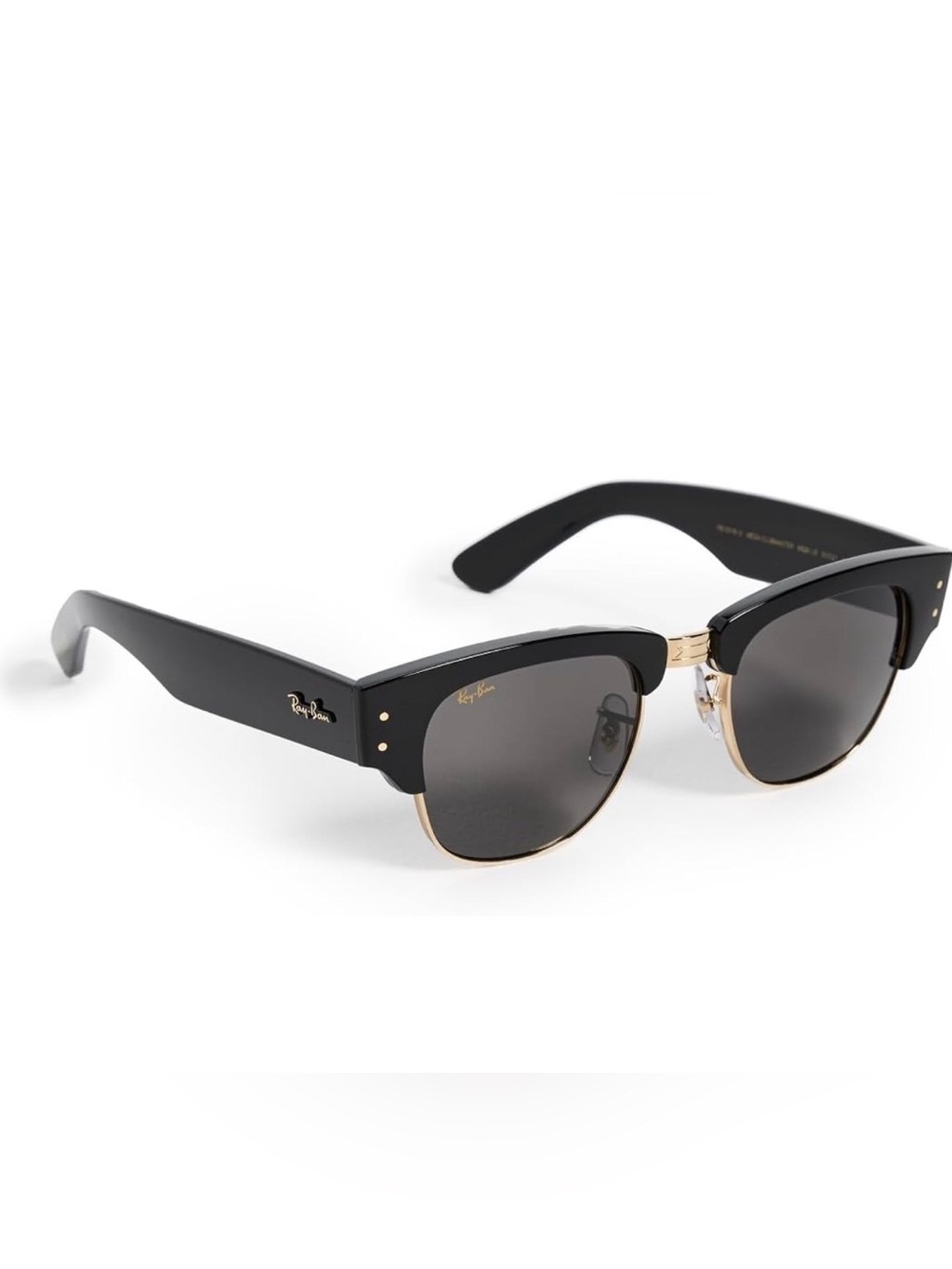 Ray-Ban Clubmaster Sunglasses in Black with Gold Accents
